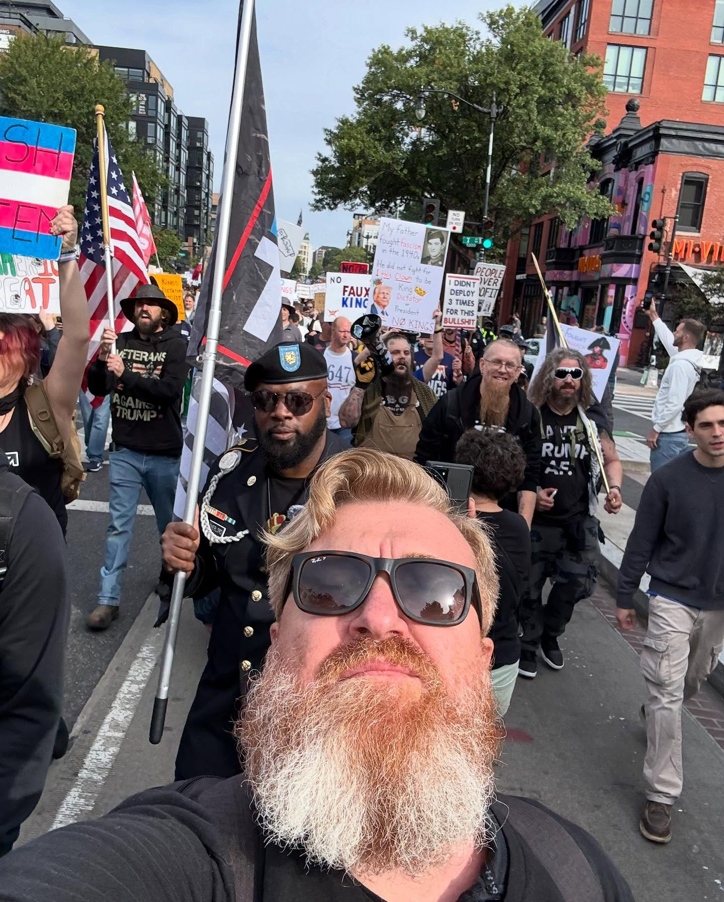 Jolly Good Ginger at a public demonstration